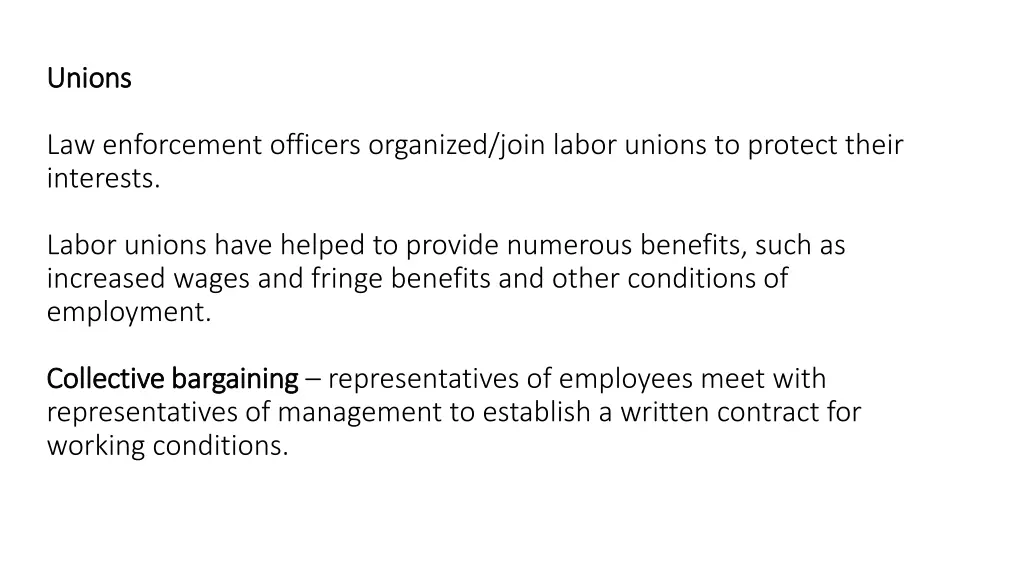 unions unions