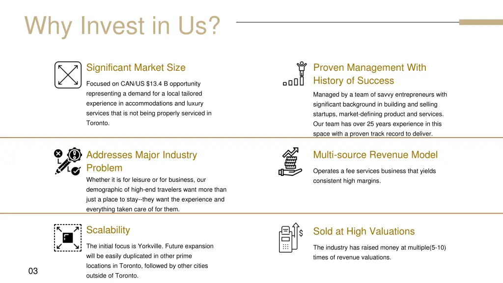 why invest in us