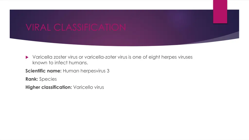 viral classification