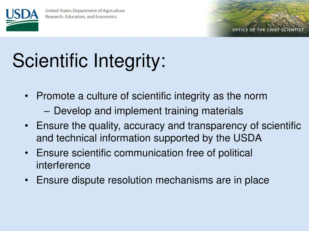 scientific integrity