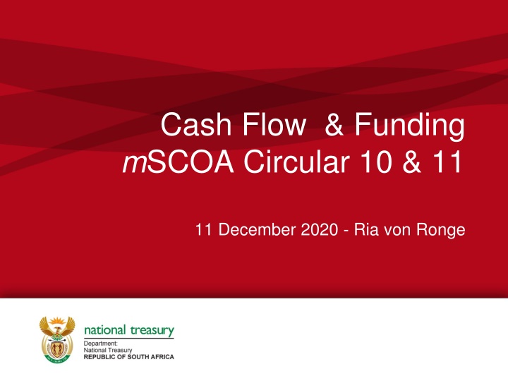 cash flow funding m scoa circular 10 11