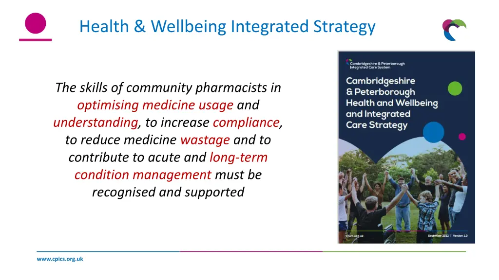 health wellbeing integrated strategy