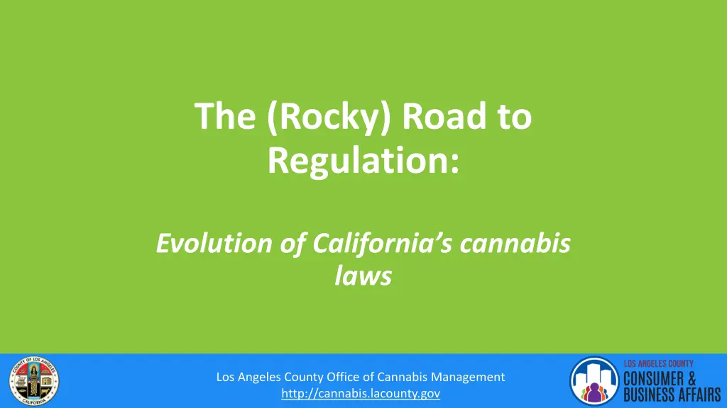 the rocky road to regulation