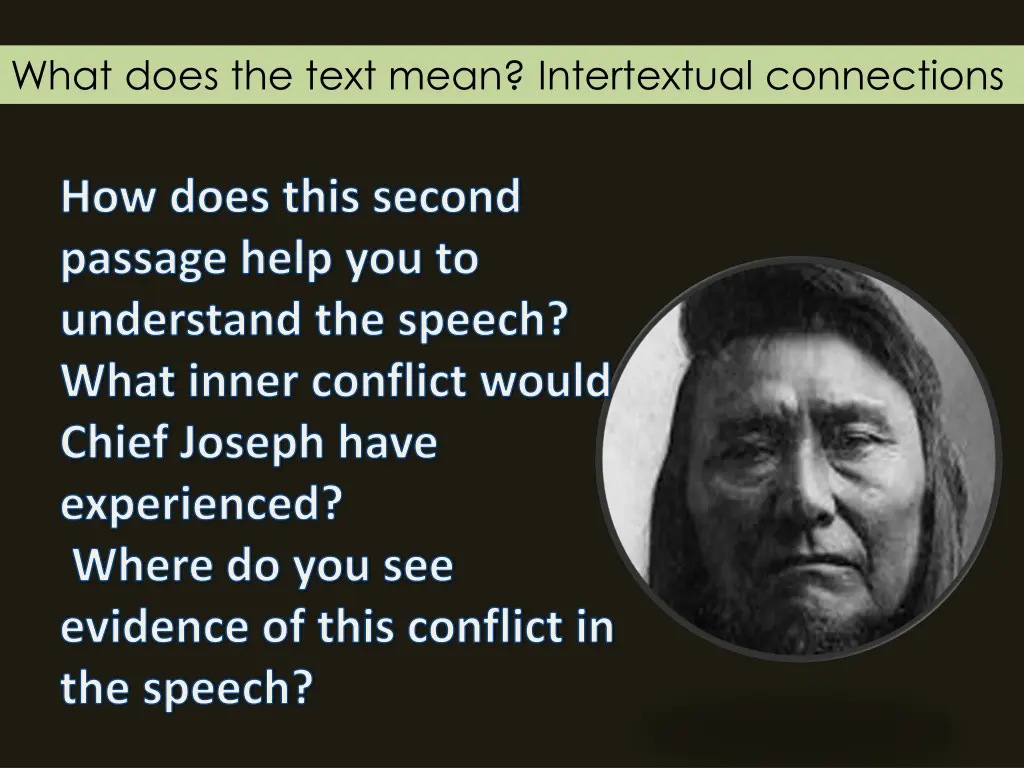 what does the text mean intertextual connections 1