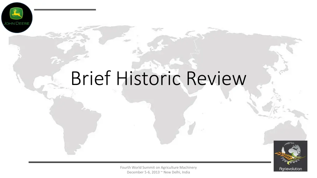 brief historic review