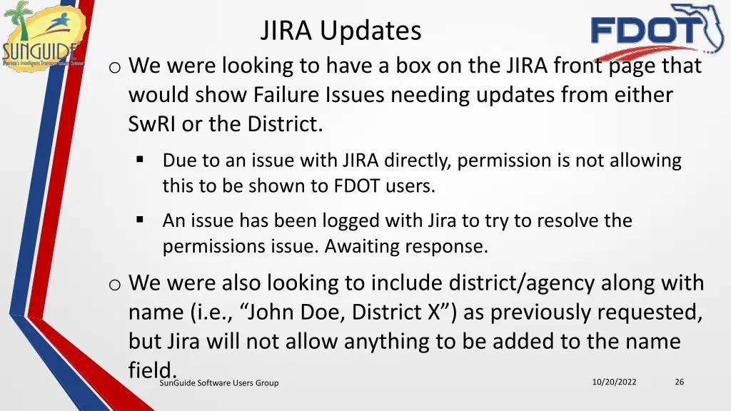 jira updates