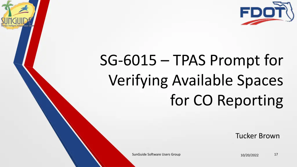 sg 6015 tpas prompt for verifying available