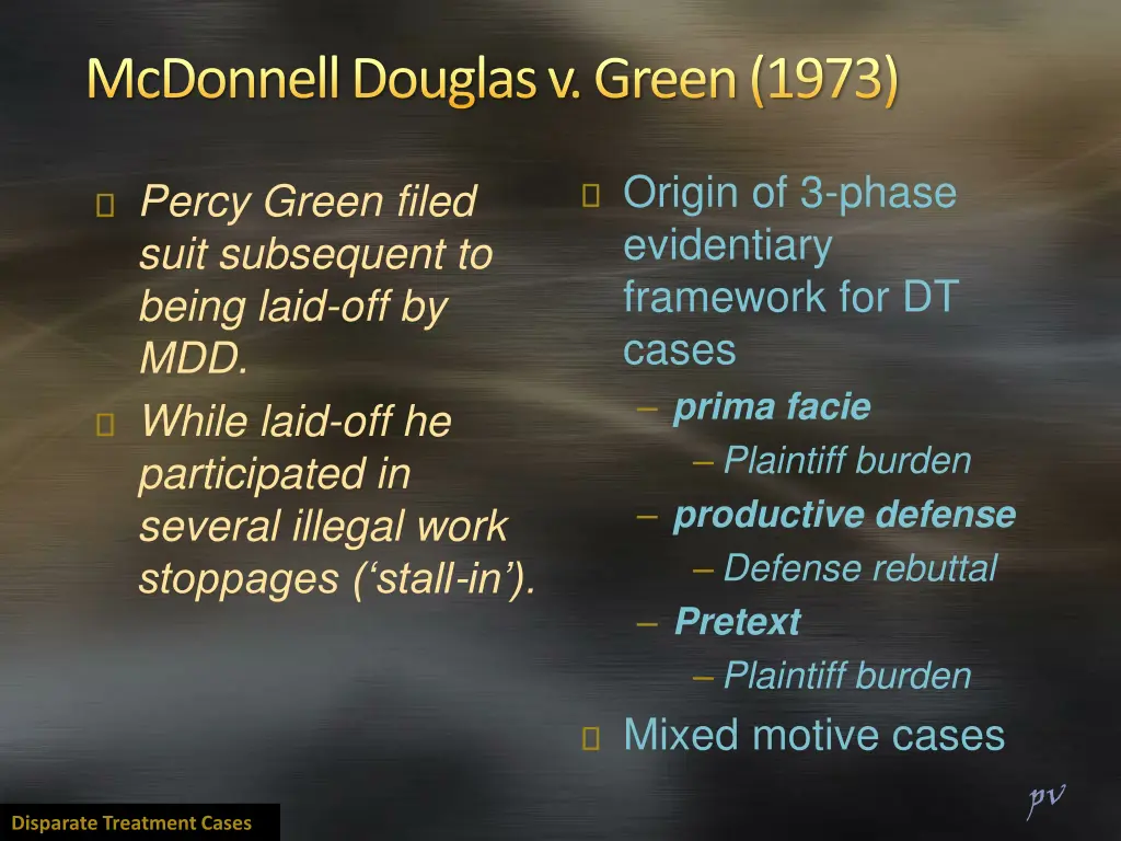 mcdonnell douglas v green 1973