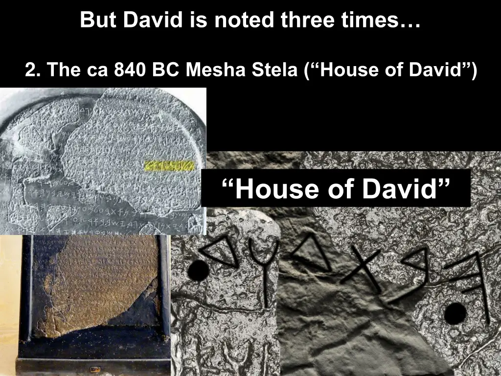 but david is noted three times 1