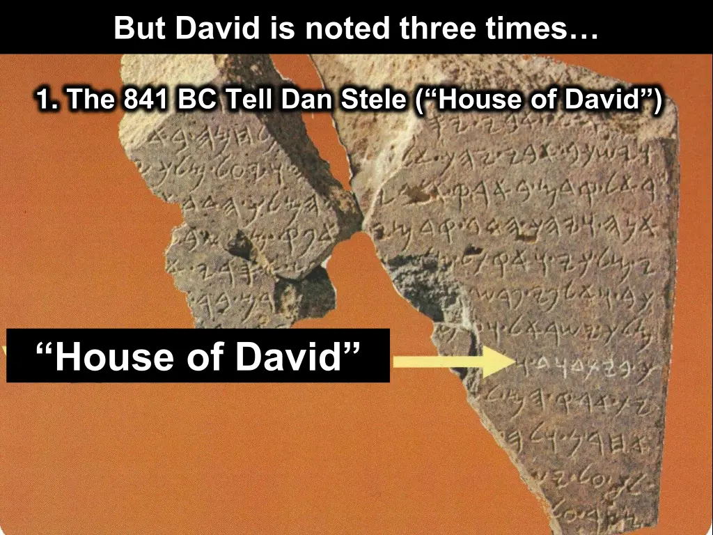 but david is noted three times