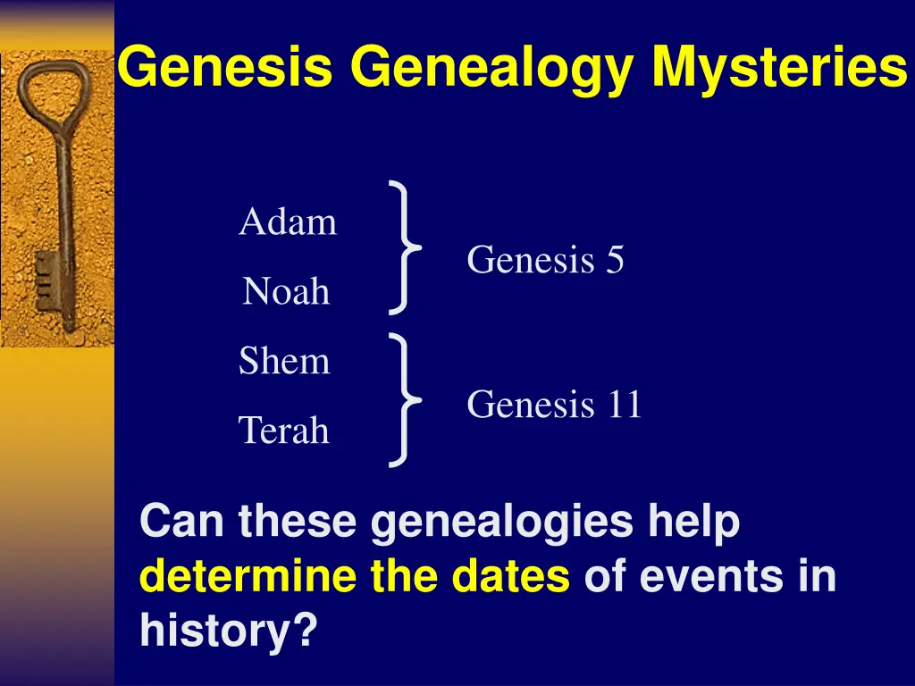 genesis genealogy mysteries