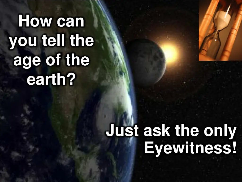 how can you tell the age of the earth