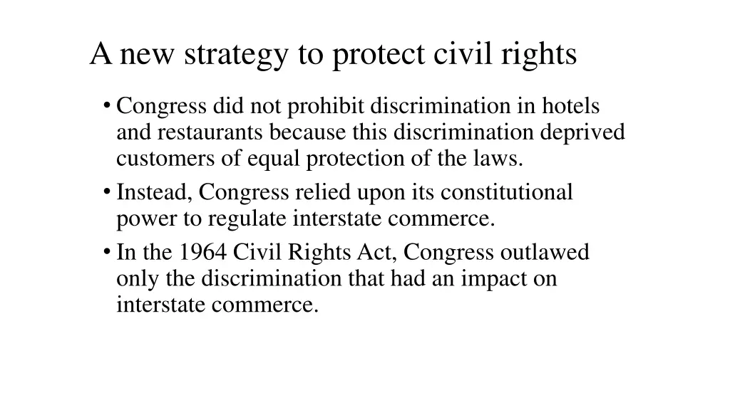 a new strategy to protect civil rights