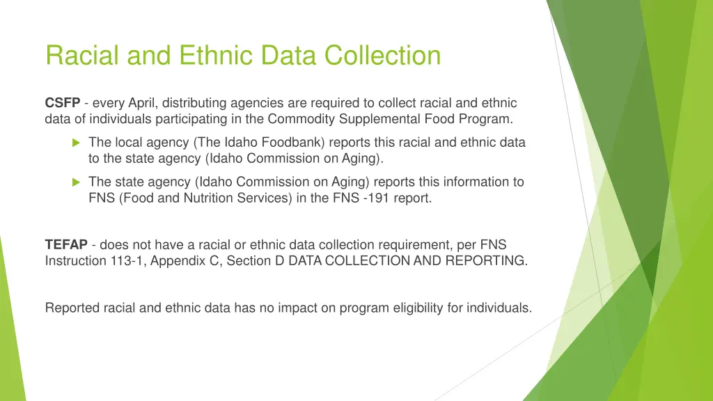 racial and ethnic data collection