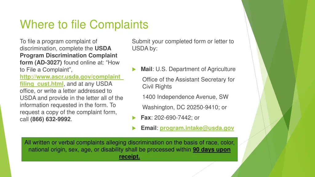 where to file complaints