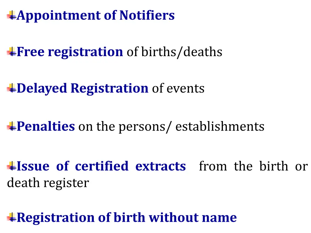 appointment of notifiers