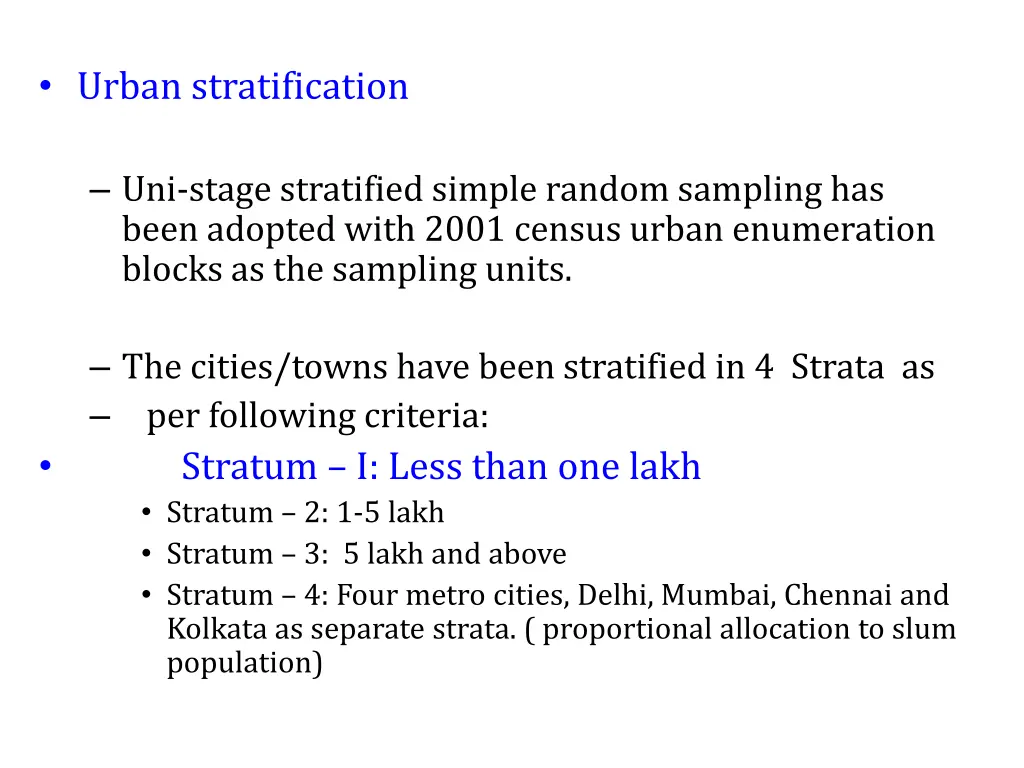 urban stratification