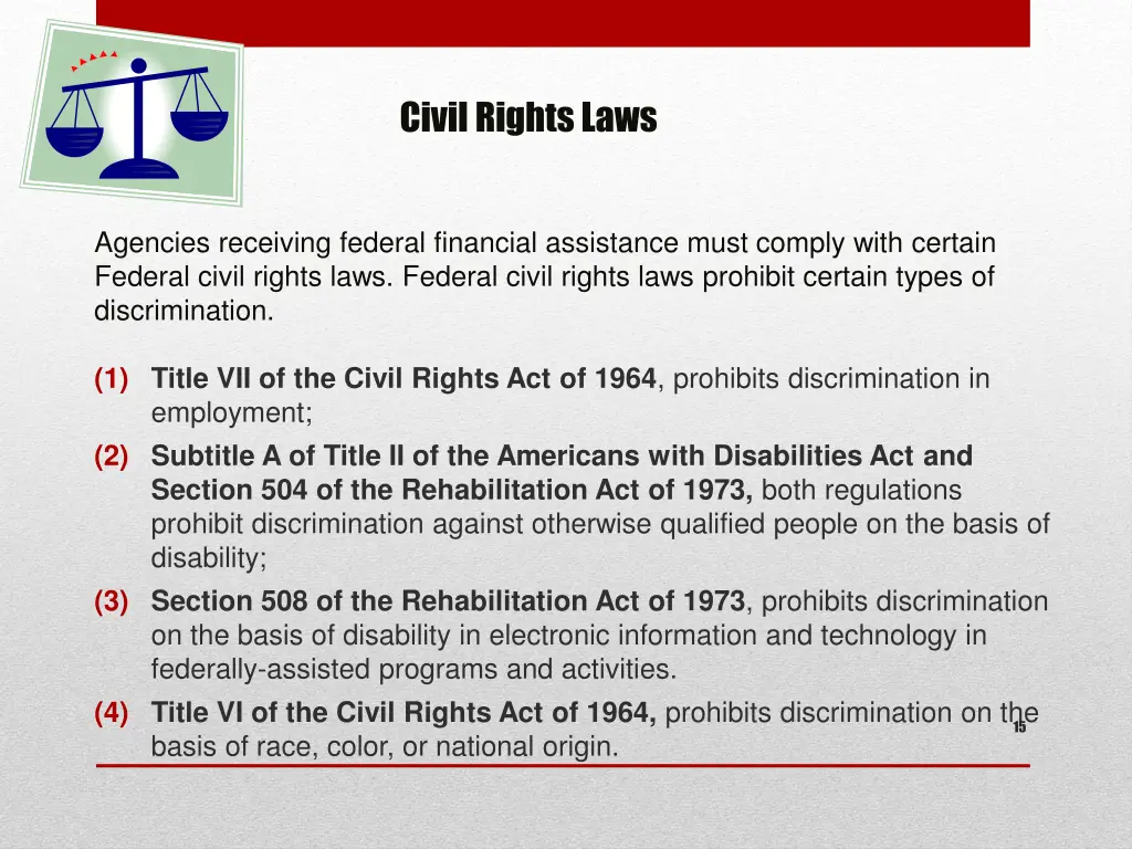 civil rights laws