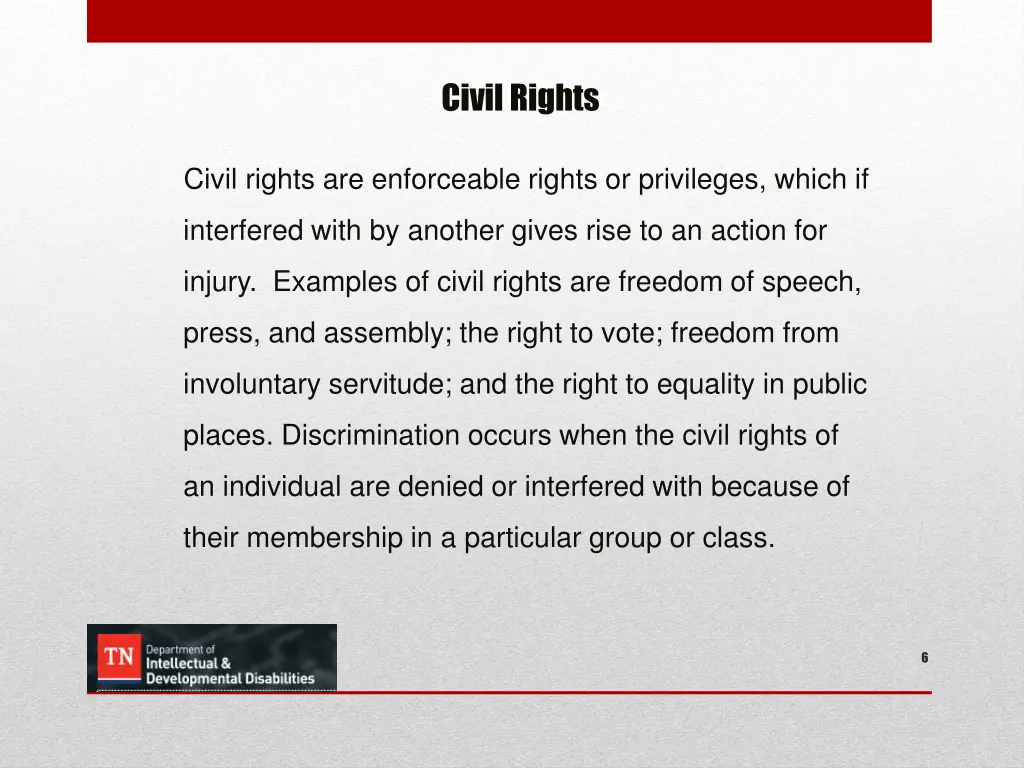 civil rights