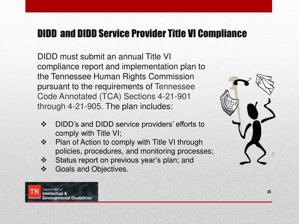 didd and didd service provider title vi compliance