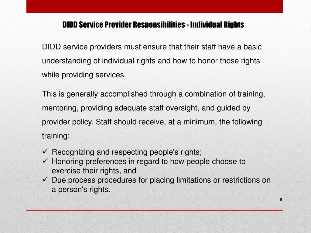 didd service provider responsibilities individual 2