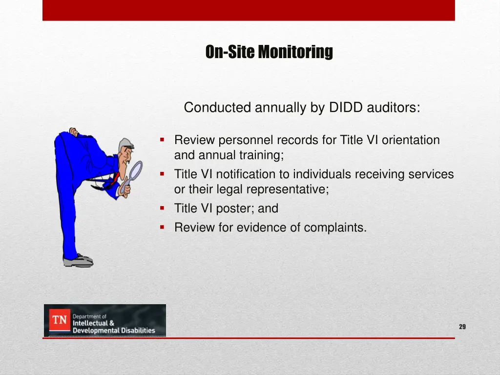 on site monitoring