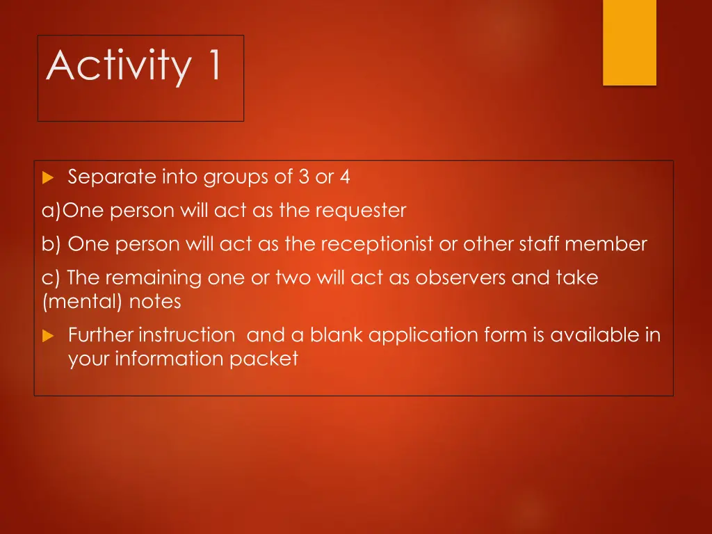 activity 1