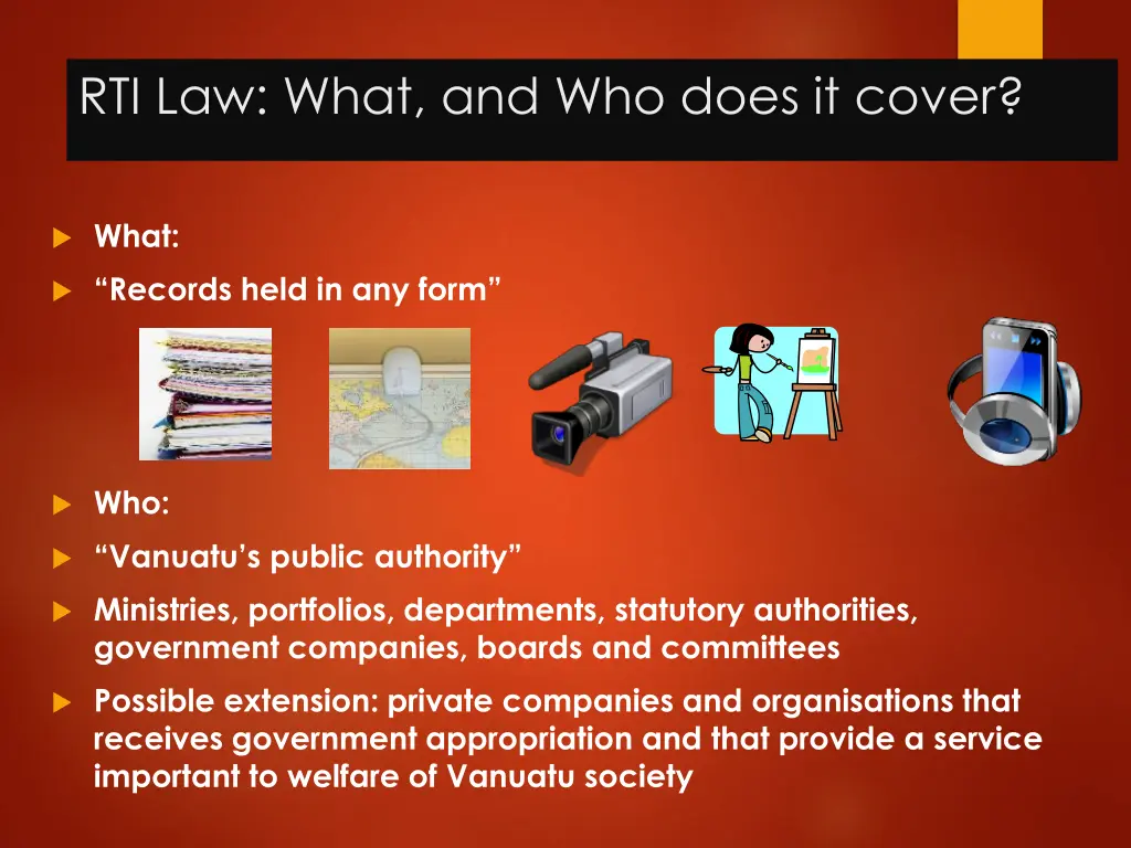 rti law what and who does it cover