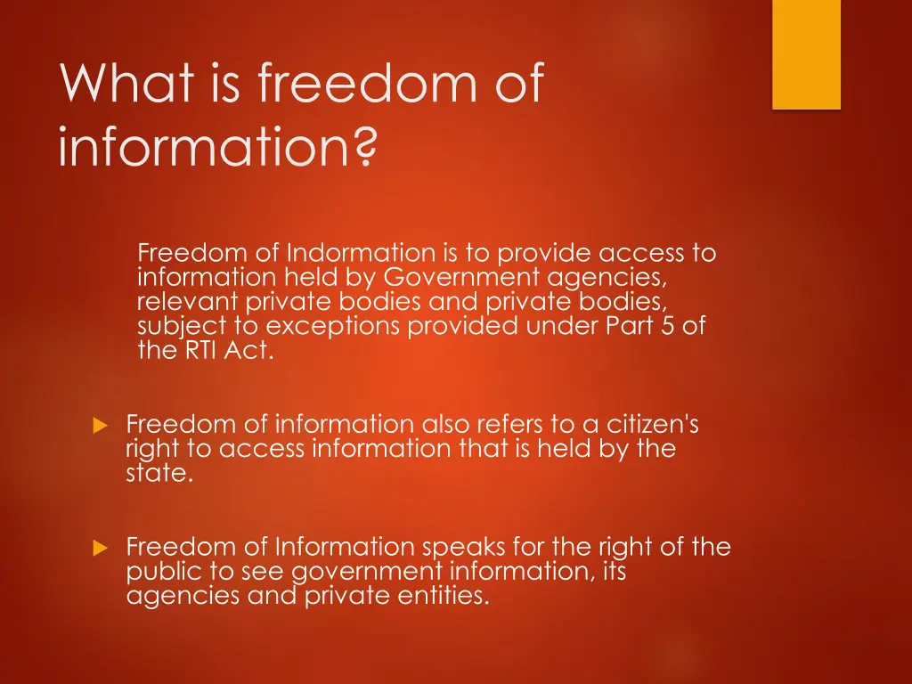 what is freedom of information