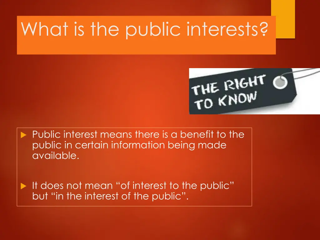 what is the public interests