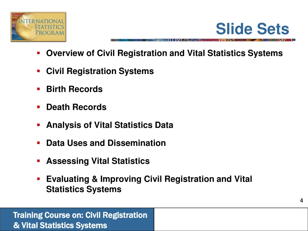 slide sets