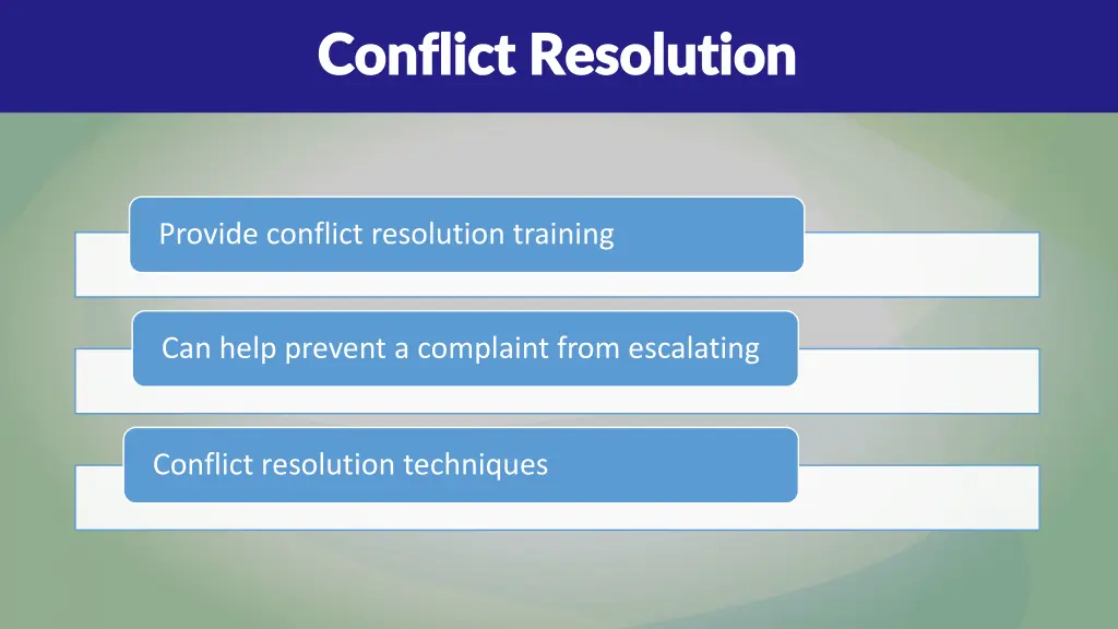 conflict resolution conflict resolution