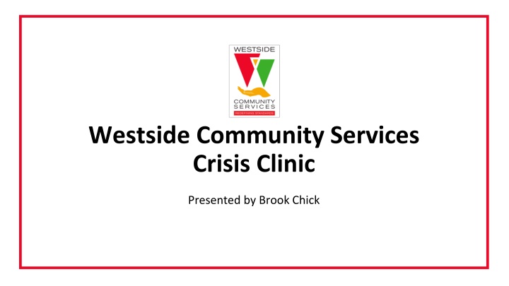 westside community services crisis clinic