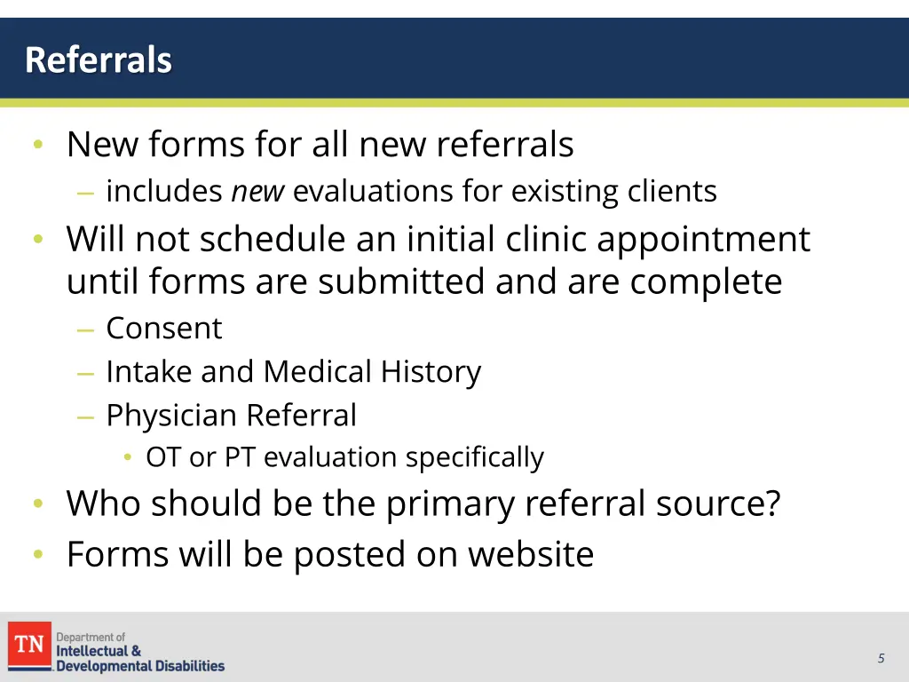 referrals