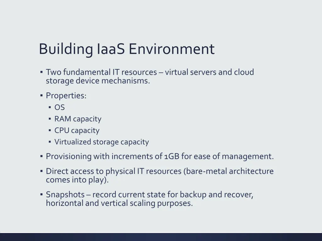 building iaas environment