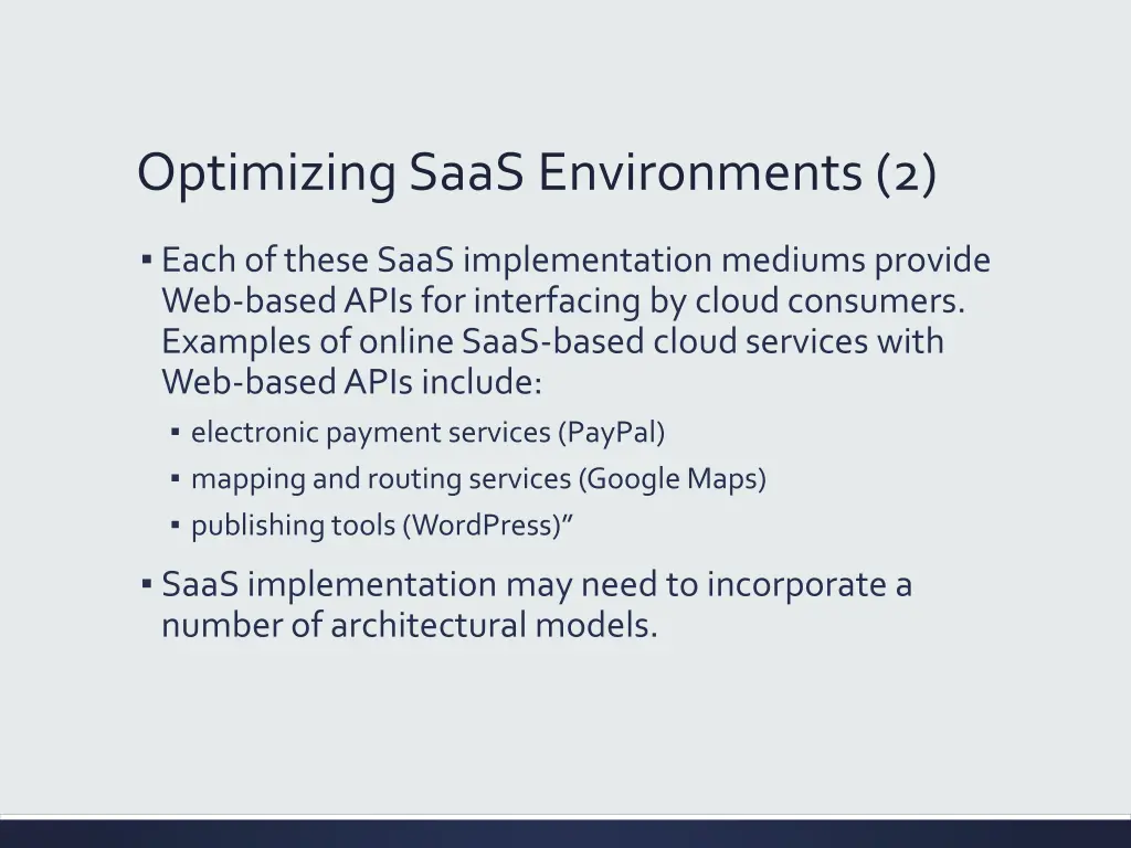 optimizing saas environments 2