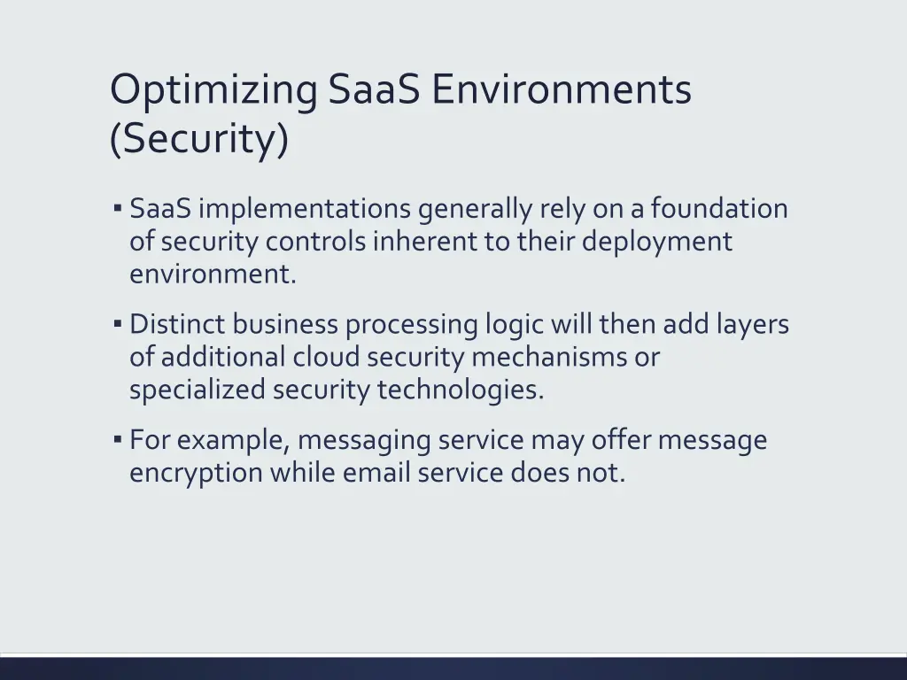 optimizing saas environments security