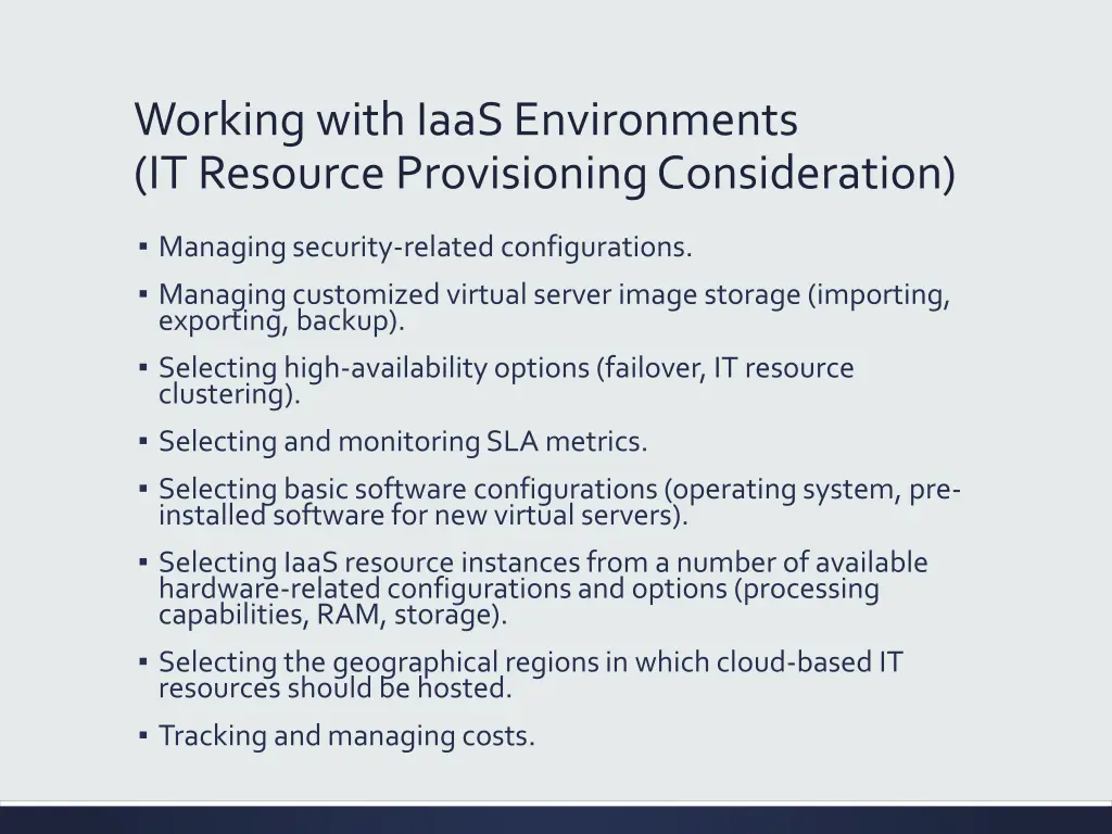 working with iaas environments it resource 1