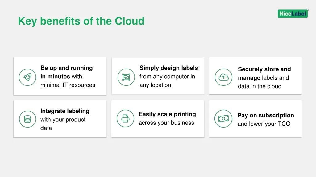 key benefits of the cloud