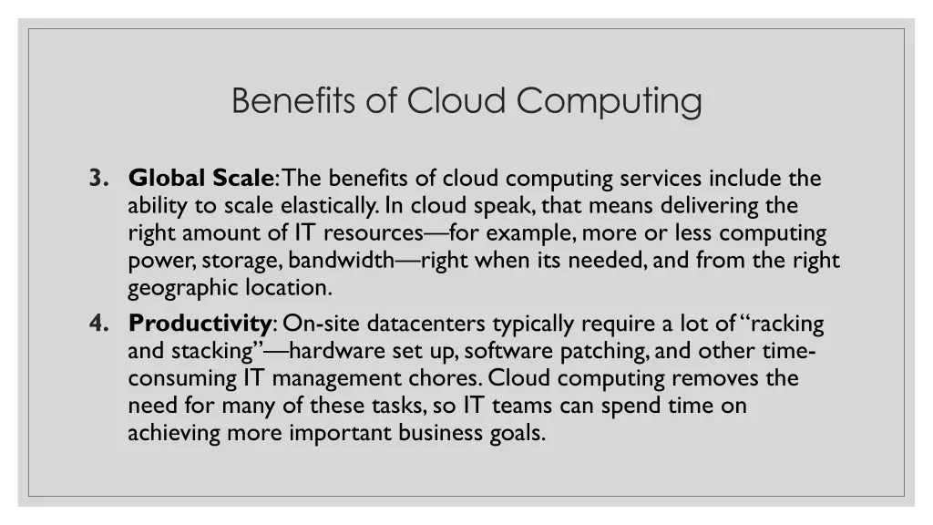 benefits of cloud computing 1