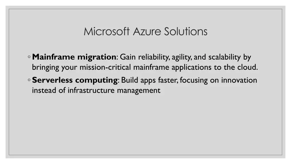 microsoft azure solutions 4