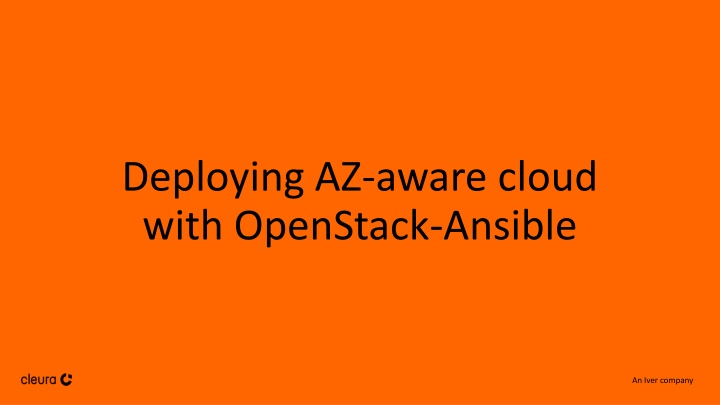 deploying az aware cloud with openstack ansible