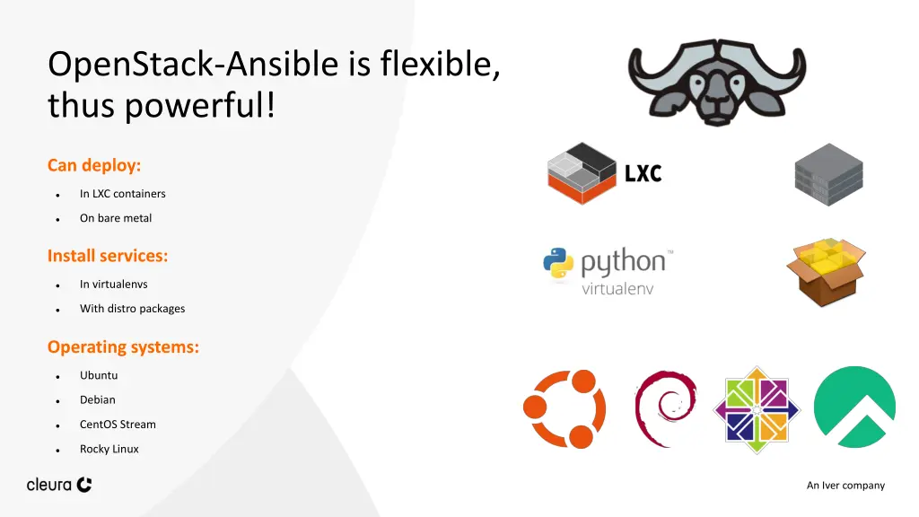 openstack ansible is flexible thus powerful