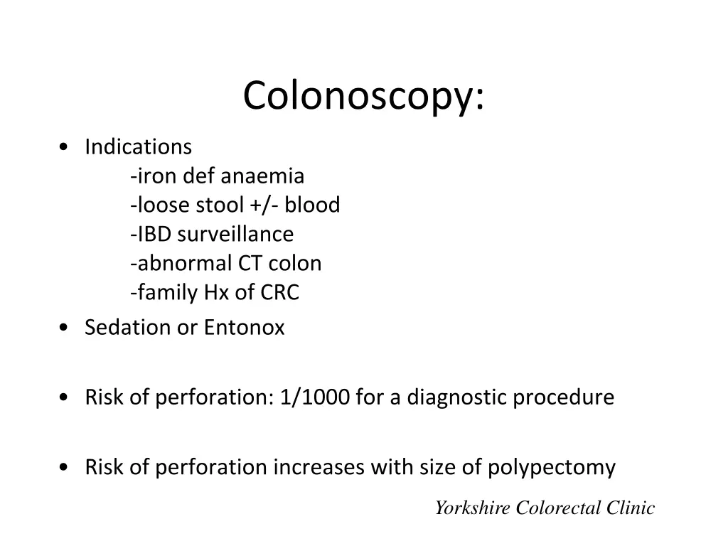 colonoscopy