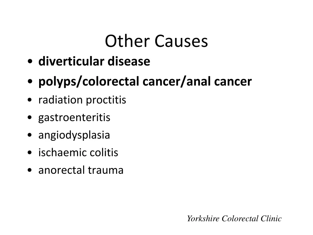 other causes