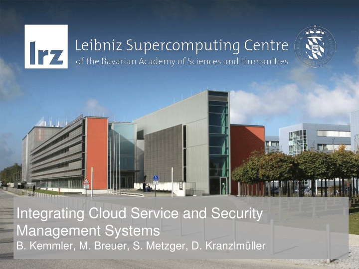 integrating cloud service and security management