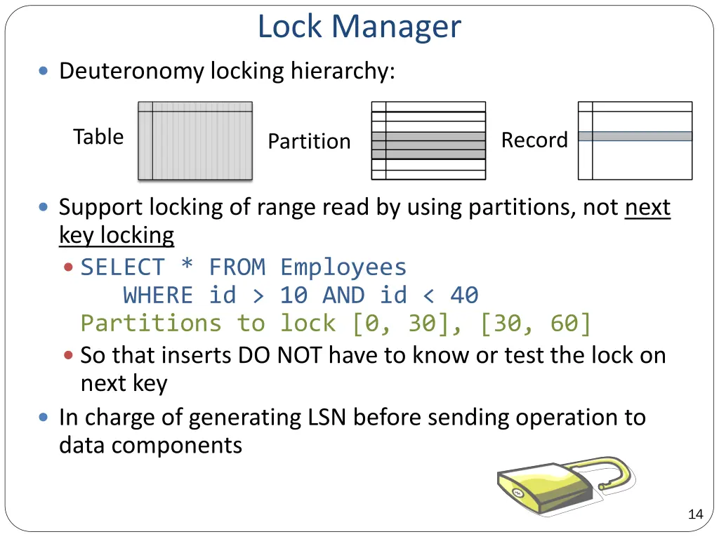 lock manager