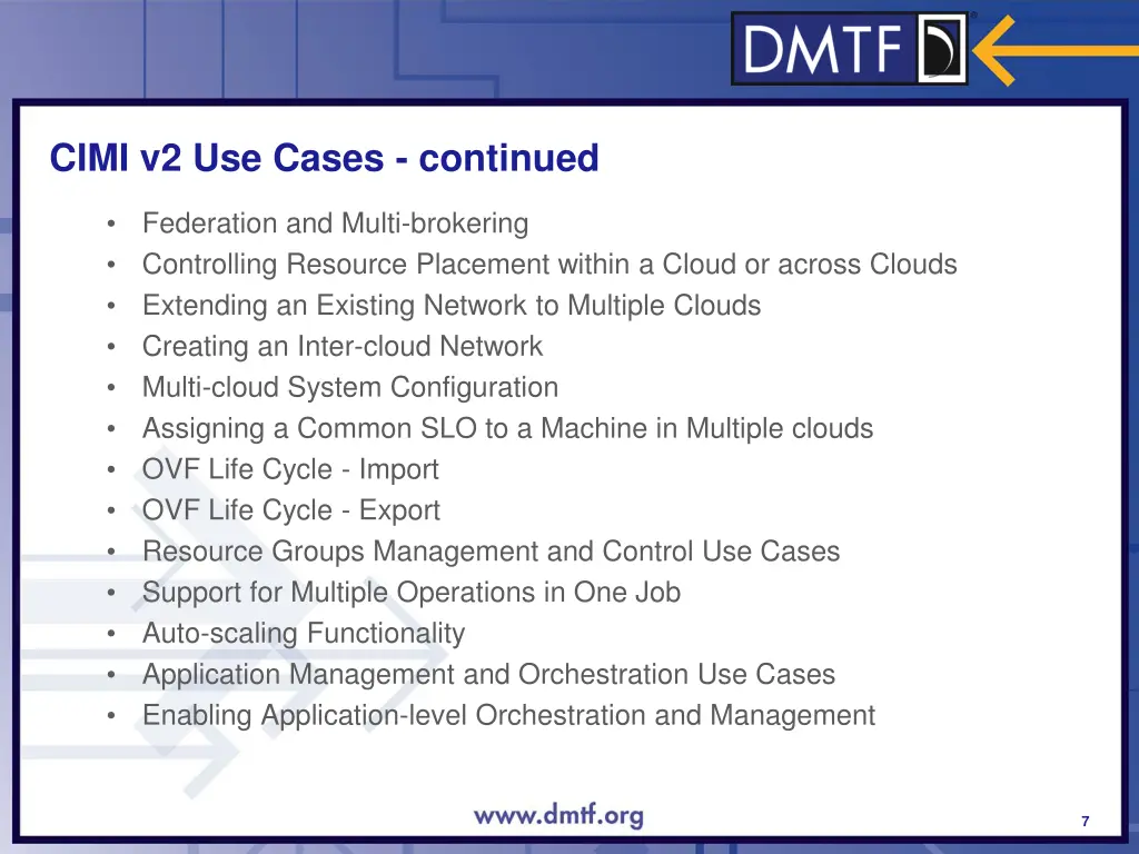 cimi v2 use cases continued