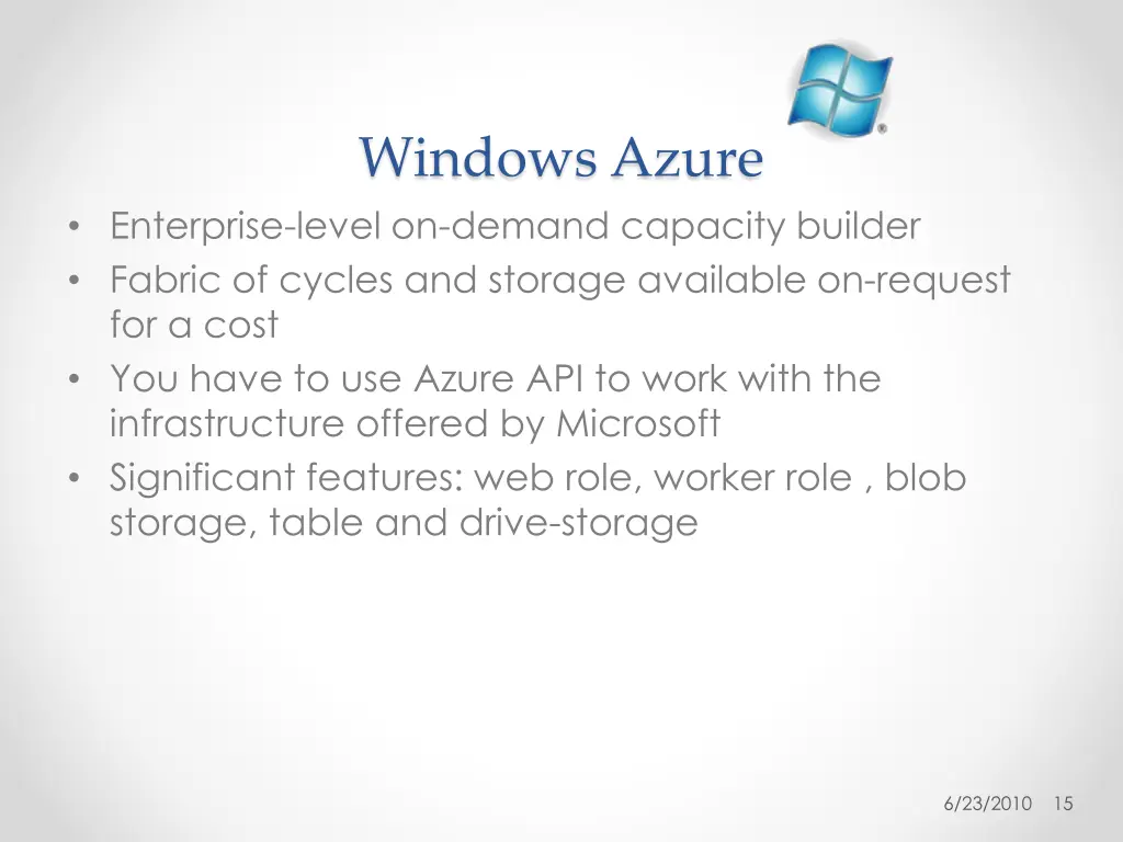 windows azure