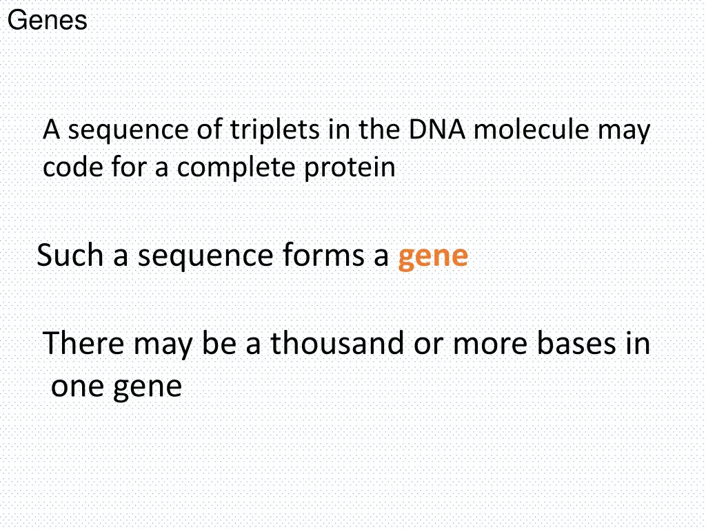 genes